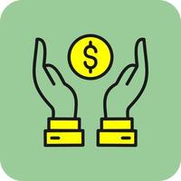 Financial Bonus Vector Icon Design