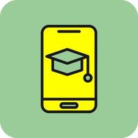 Online Courses Vector Icon Design