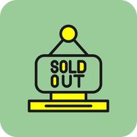 Sold Out Vector Icon Design