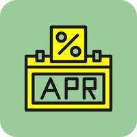 Annual Percentage Rate Vector Icon Design