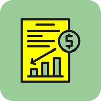 Depreciation Vector Icon Design