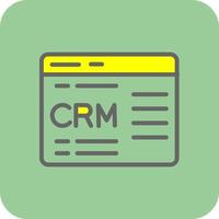 Crm Vector Icon Design