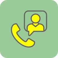 Cold Calling Vector Icon Design