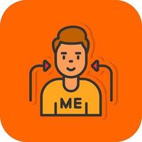 Myself Vector Icon Design