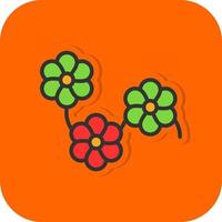 diseño de icono de vector de flores