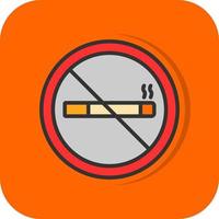 No Smoking Vector Icon Design