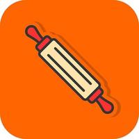 Rolling Pin Vector Icon Design