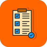 Completed Task Vector Icon Design