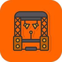 Stage Vector Icon Design