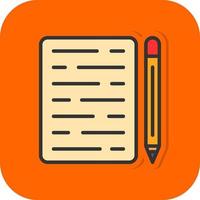 Writing Vector Icon Design