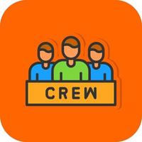 Crew Vector Icon Design