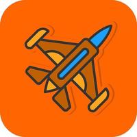 Jet Plane Vector Icon Design