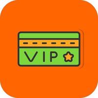 Vip Card Vector Icon Design