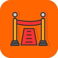 Red Carpet Vector Icon Design