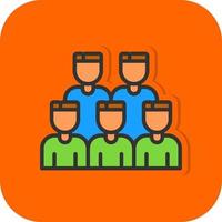 Crowd Vector Icon Design