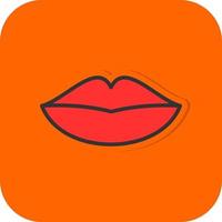 diseño de icono de vector de labios