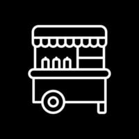 Food Cart Vector Icon Design