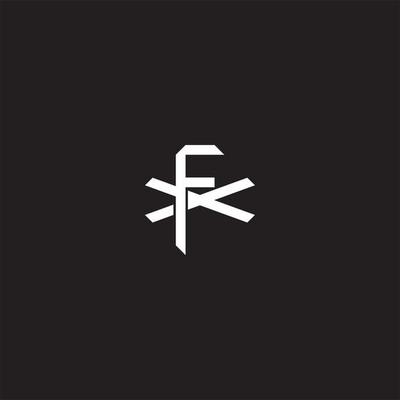 FX Initial letter overlapping interlock logo monogram line art style