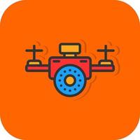 Drone Camera Vector Icon Design