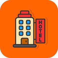 diseño de icono de vector de hotel