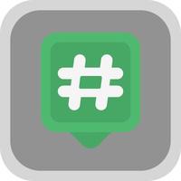 diseño de icono de vector de hashtags