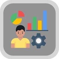 Ux Analytics Vector Icon Design