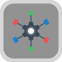 Outsource Management Vector Icon Design