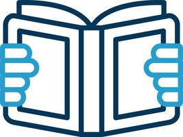 Reading Vector Icon Design