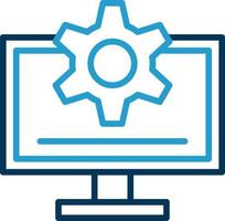 Monitor Vector Icon Design