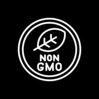 diseño de icono de vector no gmo