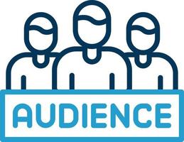 Audience Vector Icon Design