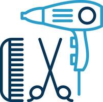 Hairdressing Vector Icon Design