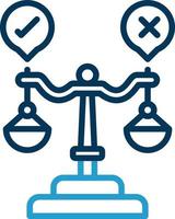 Judgment Vector Icon Design