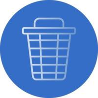 Trash Bin Vector Icon Design