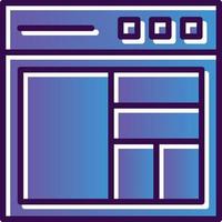 Layout Vector Icon Design
