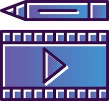 Video Edition Vector Icon Design
