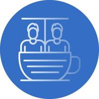 Tea Cup Ride Vector Icon Design