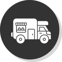 Food Truck Vector Icon Design