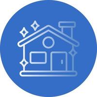 Clean House Vector Icon Design