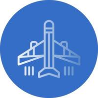 diseño de icono de vector de avión