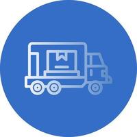 Cargo Truck Vector Icon Design