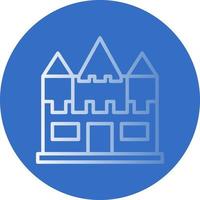 Castle Vector Icon Design