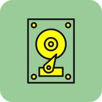 Hard Disk Vector Icon Design