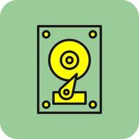 Hard Disk Vector Icon Design