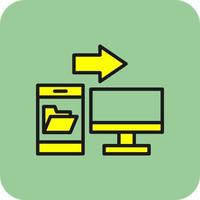 Data Transfer Vector Icon Design