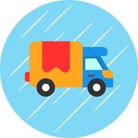 Delivery Truck Vector Icon Design