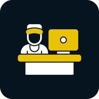 Cashier Vector Icon Design