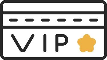 Vip Card Vector Icon Design