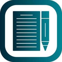 Write Vector Icon Design