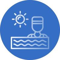 Swimming Vector Icon Design